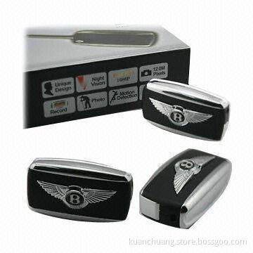 1,080P Hidden Car Key Cameras, 1,280 x 1,080P, Night Vision, 12.0MP, Motion Detection, Portable